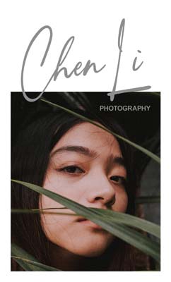 フォトグラファー名刺デザイン